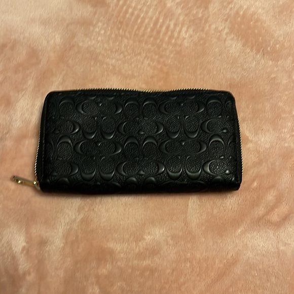 Coach leather logo wallet - Picture 2 of 6